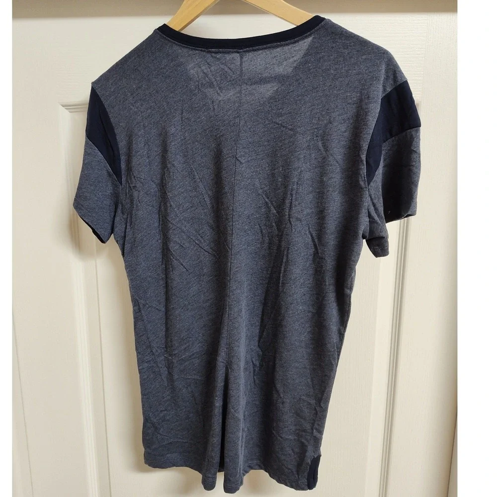 Nike NFL Dallas Cowboys Womens Navy Blue V-Neck T-Shirt Size M 843405-461